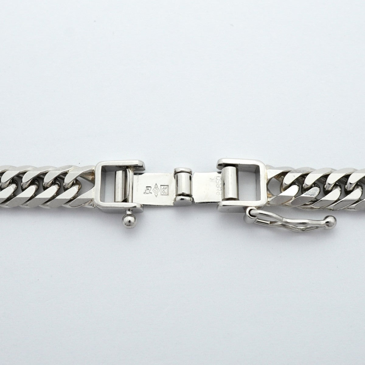【6khe0050】喜平 ネックレス Pt850 プラチナ 6面 ダブル 50.2cm 50.4g キヘイ【中古】メンズ レディース ユニセックス