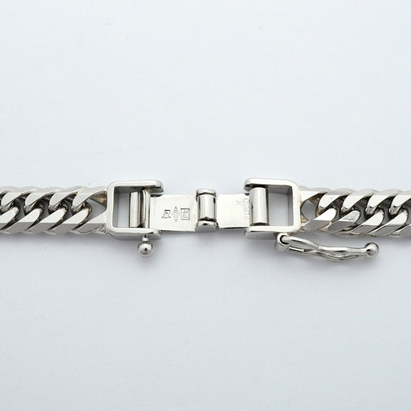 【6khe0050】喜平 ネックレス Pt850 プラチナ 6面 ダブル 50.2cm 50.4g キヘイ【中古】メンズ レディース ユニセックス