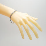 【6khe0051】喜平 ブレスレット Pt850 プラチナ 6面 ダブル 18.8cm 30.4g キヘイ【中古】メンズ レディース ユニセックス