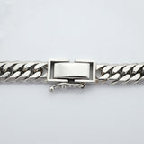 【6khe0051】喜平 ブレスレット Pt850 プラチナ 6面 ダブル 18.8cm 30.4g キヘイ【中古】メンズ レディース ユニセックス