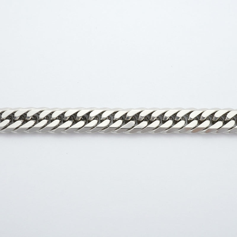 【6khe0051】喜平 ブレスレット Pt850 プラチナ 6面 ダブル 18.8cm 30.4g キヘイ【中古】メンズ レディース ユニセックス