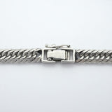 【6khe0052】喜平 ブレスレット Pt900 プラチナ 8面 トリプル 20.9cm 20.7g キヘイ【中古】メンズ レディース ユニセックス