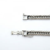【6khe0052】喜平 ブレスレット Pt900 プラチナ 8面 トリプル 20.9cm 20.7g キヘイ【中古】メンズ レディース ユニセックス