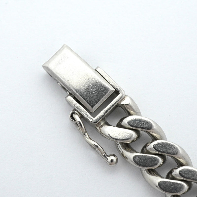 【6khe0053】喜平 ブレスレット Pt850 プラチナ 2面 シングル 21.3cm 49.7g キヘイ【中古】メンズ レディース ユニセックス