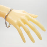 【6khe0053】喜平 ブレスレット Pt850 プラチナ 2面 シングル 21.3cm 49.7g キヘイ【中古】メンズ レディース ユニセックス