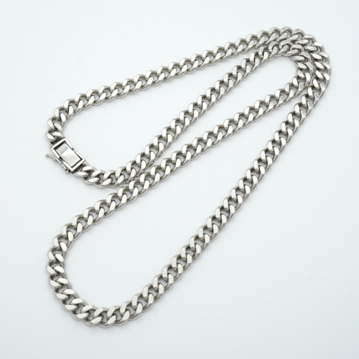 【6khe0054】喜平 ネックレス Pt850 プラチナ 2面 シングル 53.9cm 98.9g キヘイ【中古】メンズ レディース ユニセックス