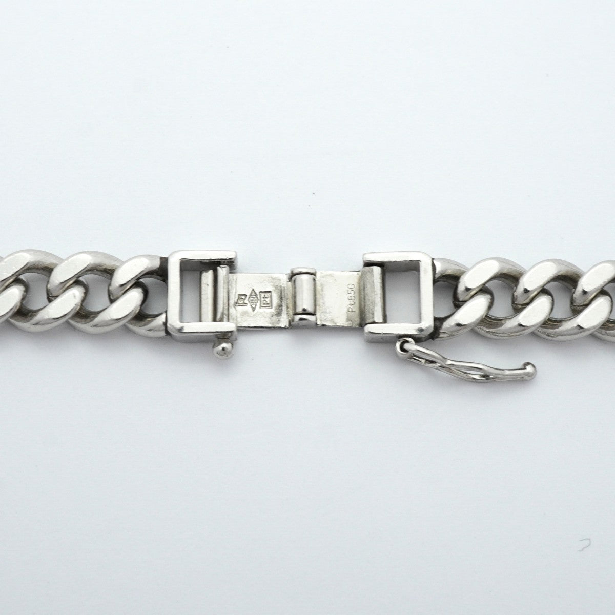 【6khe0054】喜平 ネックレス Pt850 プラチナ 2面 シングル 53.9cm 98.9g キヘイ【中古】メンズ レディース ユニセックス