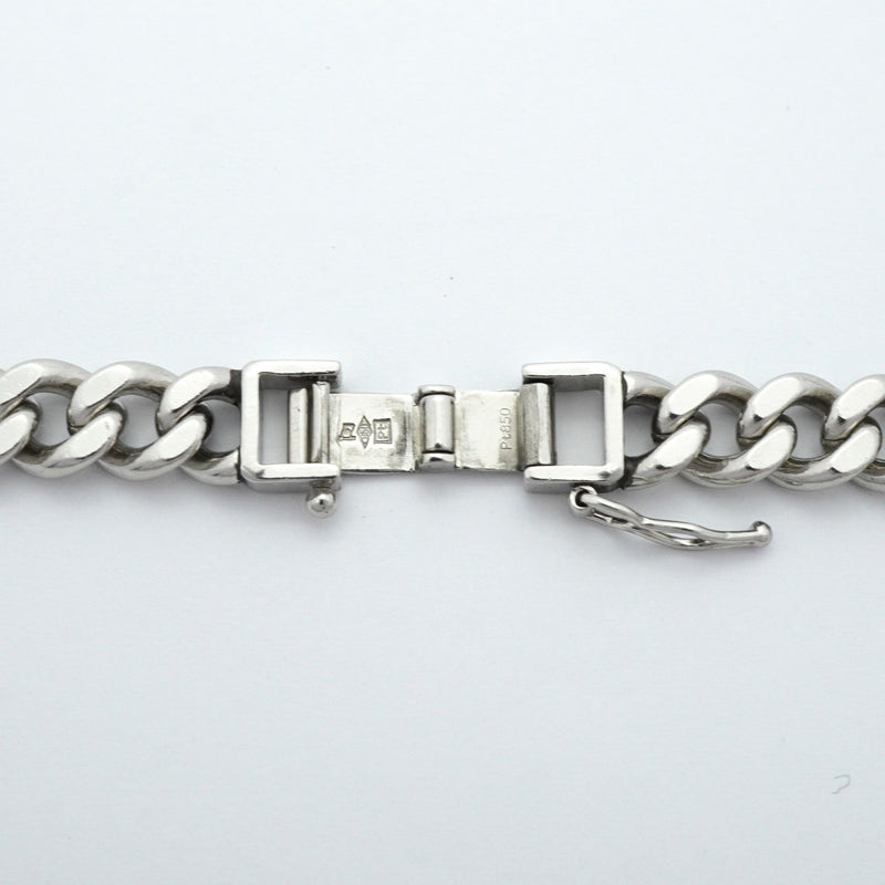【6khe0054】喜平 ネックレス Pt850 プラチナ 2面 シングル 53.9cm 98.9g キヘイ【中古】メンズ レディース ユニセックス