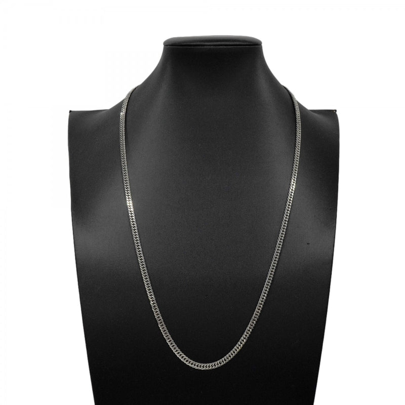 【6khe0056】喜平 ネックレス Pt850 プラチナ 6面 ダブル 60.3cm 37g キヘイ【中古】メンズ レディース ユニセックス