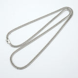 【6khe0056】喜平 ネックレス Pt850 プラチナ 6面 ダブル 60.3cm 37g キヘイ【中古】メンズ レディース ユニセックス