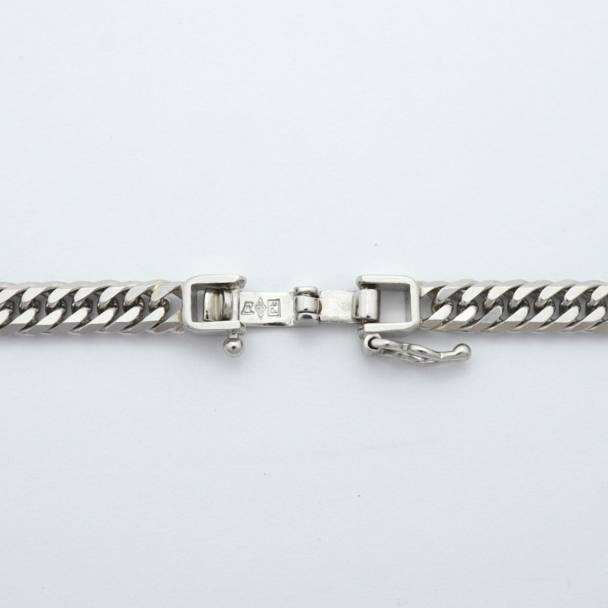 【6khe0056】喜平 ネックレス Pt850 プラチナ 6面 ダブル 60.3cm 37g キヘイ【中古】メンズ レディース ユニセックス