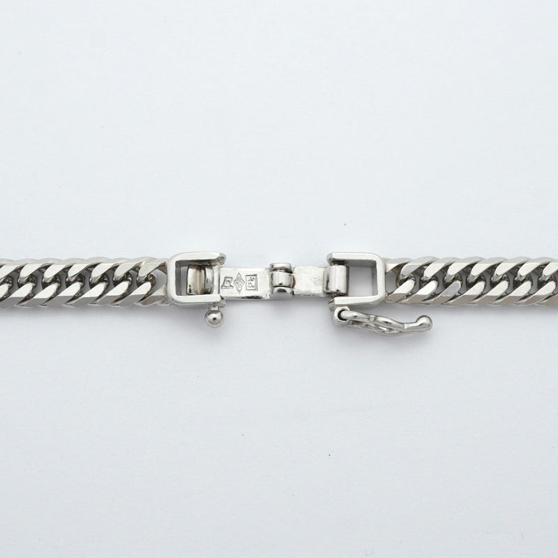 【6khe0056】喜平 ネックレス Pt850 プラチナ 6面 ダブル 60.3cm 37g キヘイ【中古】メンズ レディース ユニセックス