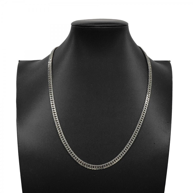 【6khe0059】喜平 ネックレス Pt850 プラチナ 6面 ダブル 50.5cm 50.4g キヘイ【中古】メンズ レディース ユニセックス
