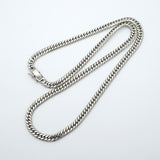 【6khe0059】喜平 ネックレス Pt850 プラチナ 6面 ダブル 50.5cm 50.4g キヘイ【中古】メンズ レディース ユニセックス