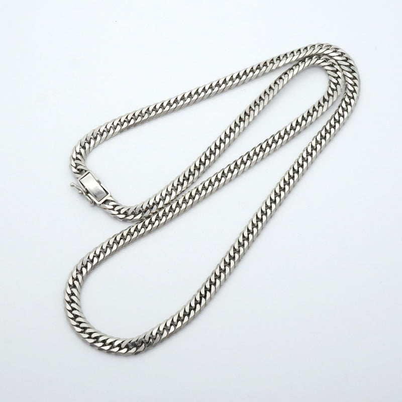 【6khe0059】喜平 ネックレス Pt850 プラチナ 6面 ダブル 50.5cm 50.4g キヘイ【中古】メンズ レディース ユニセックス