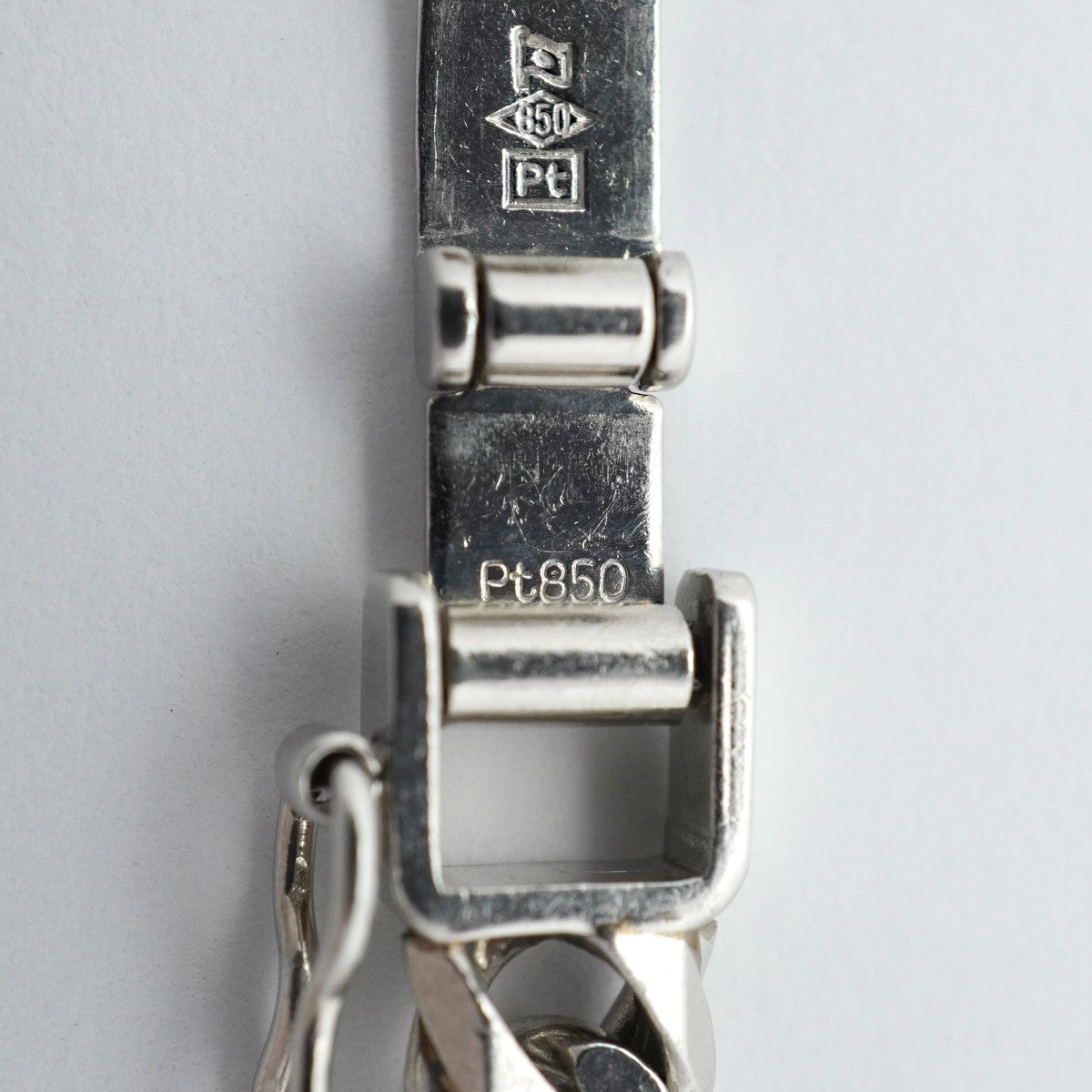 【6khe0059】喜平 ネックレス Pt850 プラチナ 6面 ダブル 50.5cm 50.4g キヘイ【中古】メンズ レディース ユニセックス