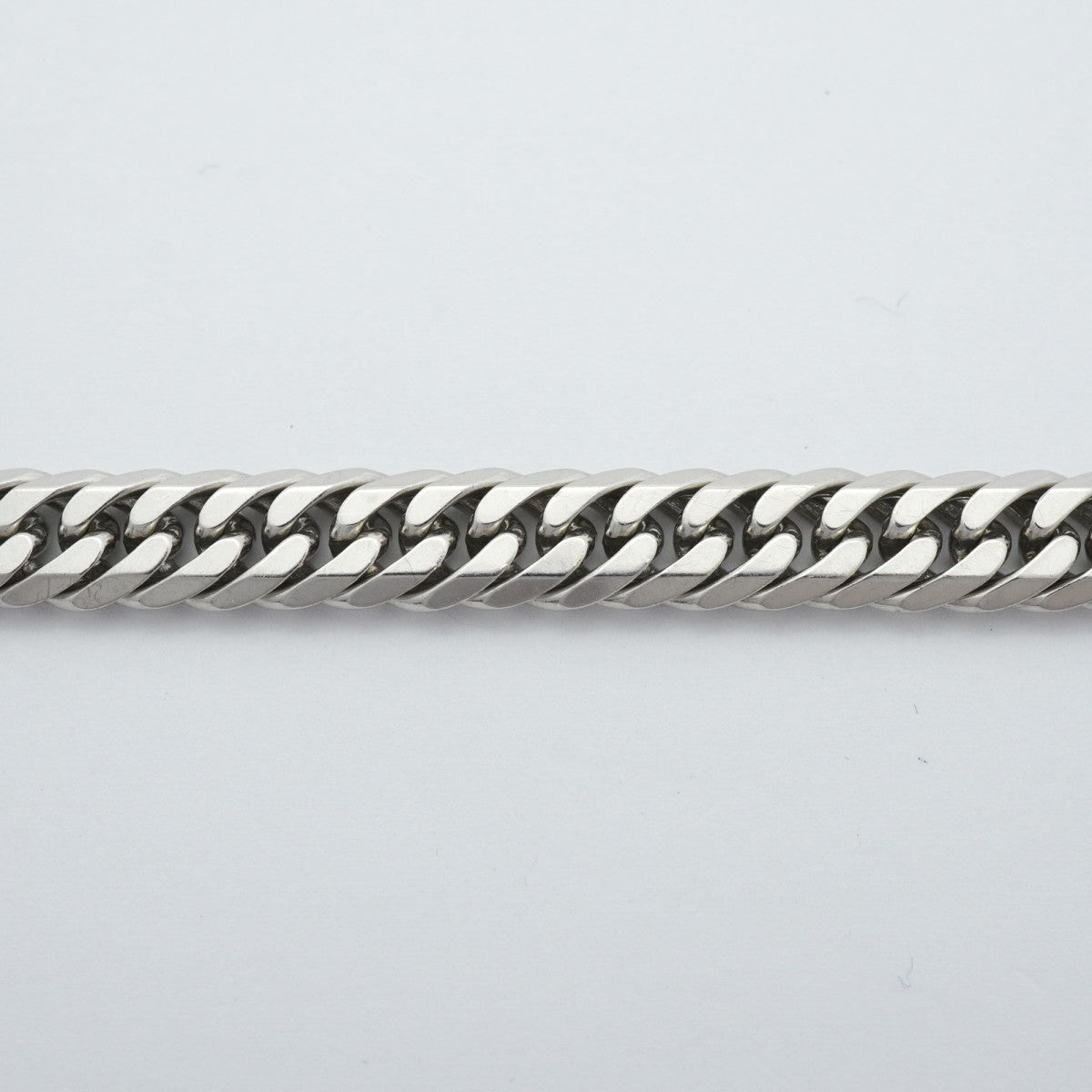【6khe0060】喜平 ブレスレット Pt850 プラチナ 6面 ダブル 20.7cm 30.4g キヘイ【中古】メンズ レディース ユニセックス