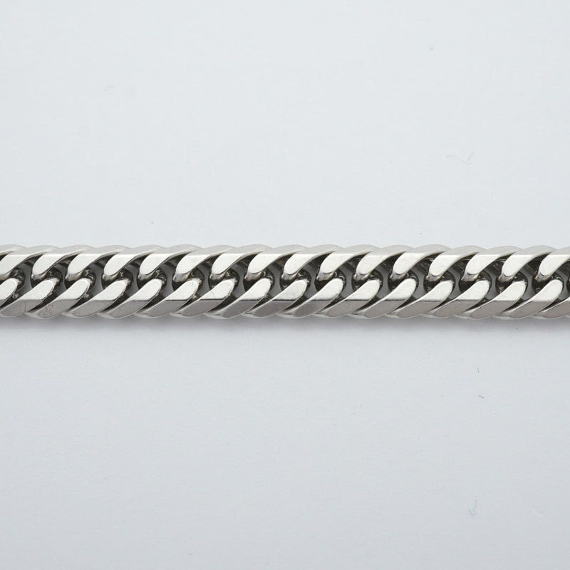【6khe0060】喜平 ブレスレット Pt850 プラチナ 6面 ダブル 20.7cm 30.4g キヘイ【中古】メンズ レディース ユニセックス