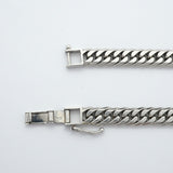 【6khe0060】喜平 ブレスレット Pt850 プラチナ 6面 ダブル 20.7cm 30.4g キヘイ【中古】メンズ レディース ユニセックス