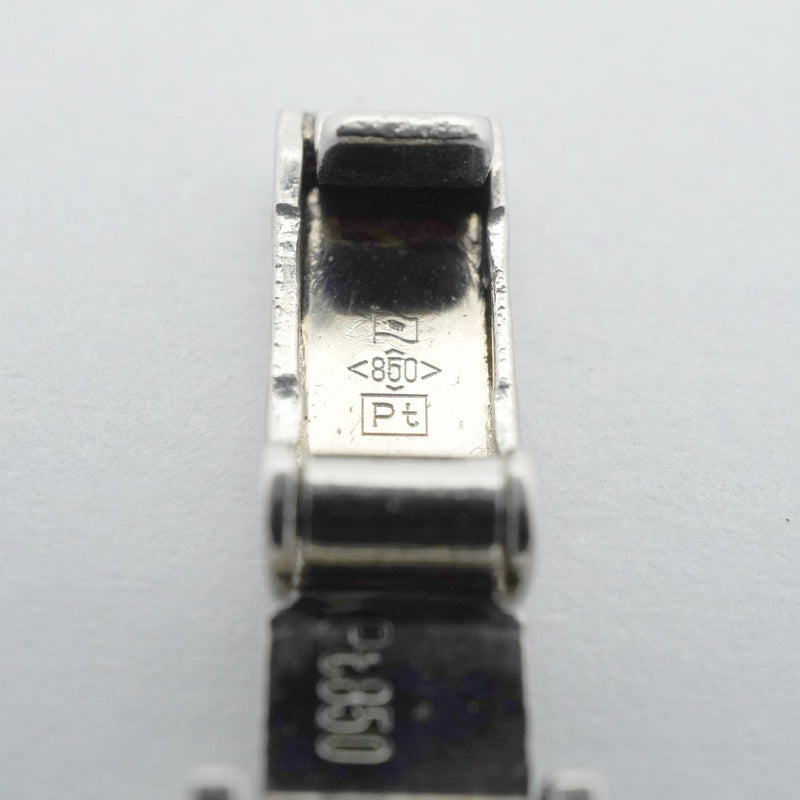 【6khe0060】喜平 ブレスレット Pt850 プラチナ 6面 ダブル 20.7cm 30.4g キヘイ【中古】メンズ レディース ユニセックス