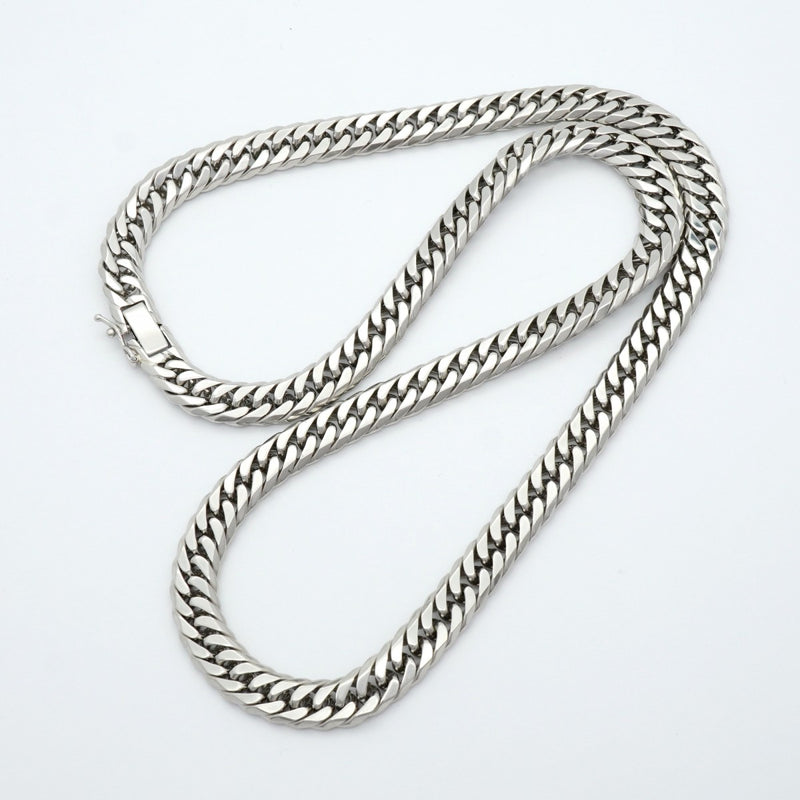 【6khe0061】喜平 ネックレス Pt850 プラチナ 6面 ダブル 50.5cm 99.4g キヘイ【中古】メンズ レディース ユニセックス