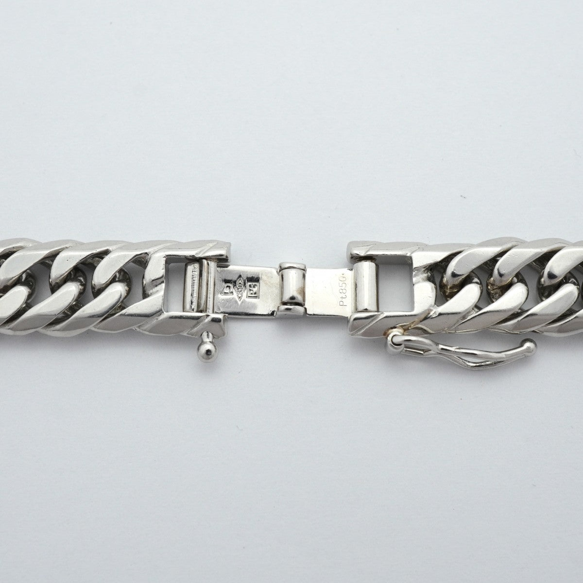 【6khe0061】喜平 ネックレス Pt850 プラチナ 6面 ダブル 50.5cm 99.4g キヘイ【中古】メンズ レディース ユニセックス