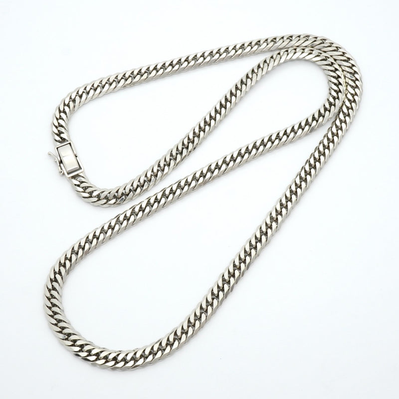 【6khe0063】喜平 ネックレス Pt850 プラチナ 6面 ダブル 60.6cm 100.4g キヘイ【中古】メンズ レディース ユニセックス