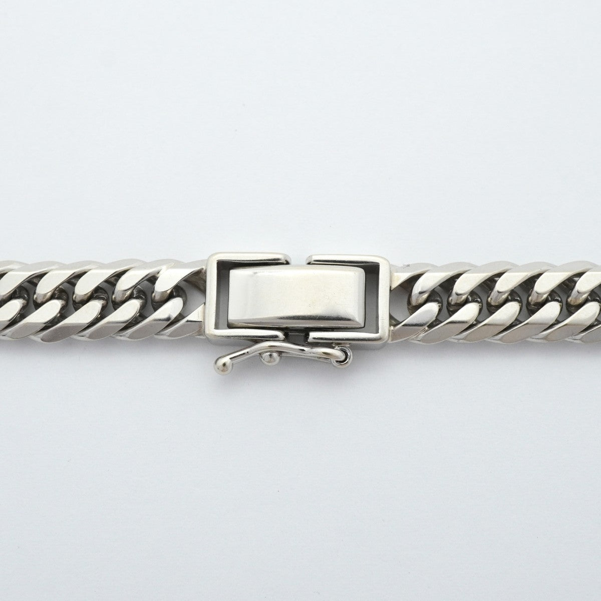 【6khe0063】喜平 ネックレス Pt850 プラチナ 6面 ダブル 60.6cm 100.4g キヘイ【中古】メンズ レディース ユニセックス