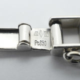 【6khe0063】喜平 ネックレス Pt850 プラチナ 6面 ダブル 60.6cm 100.4g キヘイ【中古】メンズ レディース ユニセックス