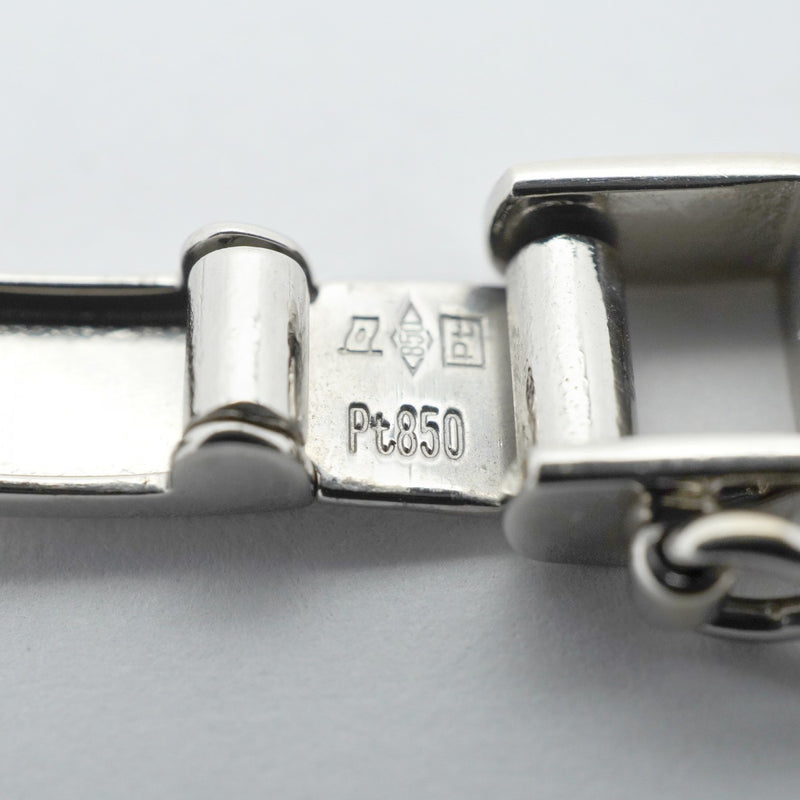 【6khe0063】喜平 ネックレス Pt850 プラチナ 6面 ダブル 60.6cm 100.4g キヘイ【中古】メンズ レディース ユニセックス