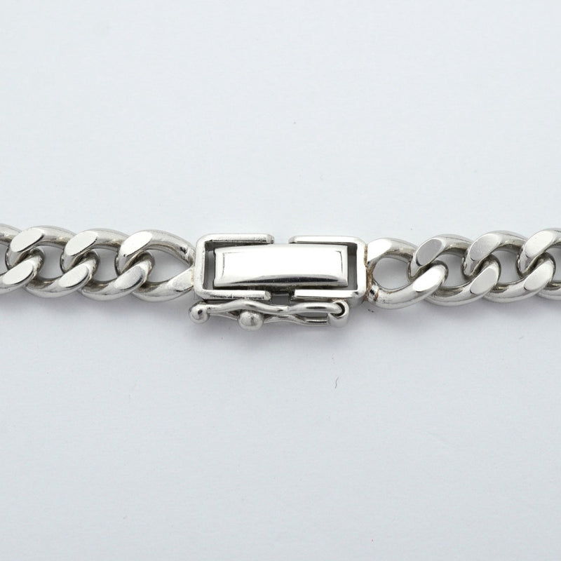 【6khe0064】喜平 ブレスレット Pt850 プラチナ 2面 シングル 18.4cm 20.4g キヘイ【中古】メンズ レディース ユニセックス