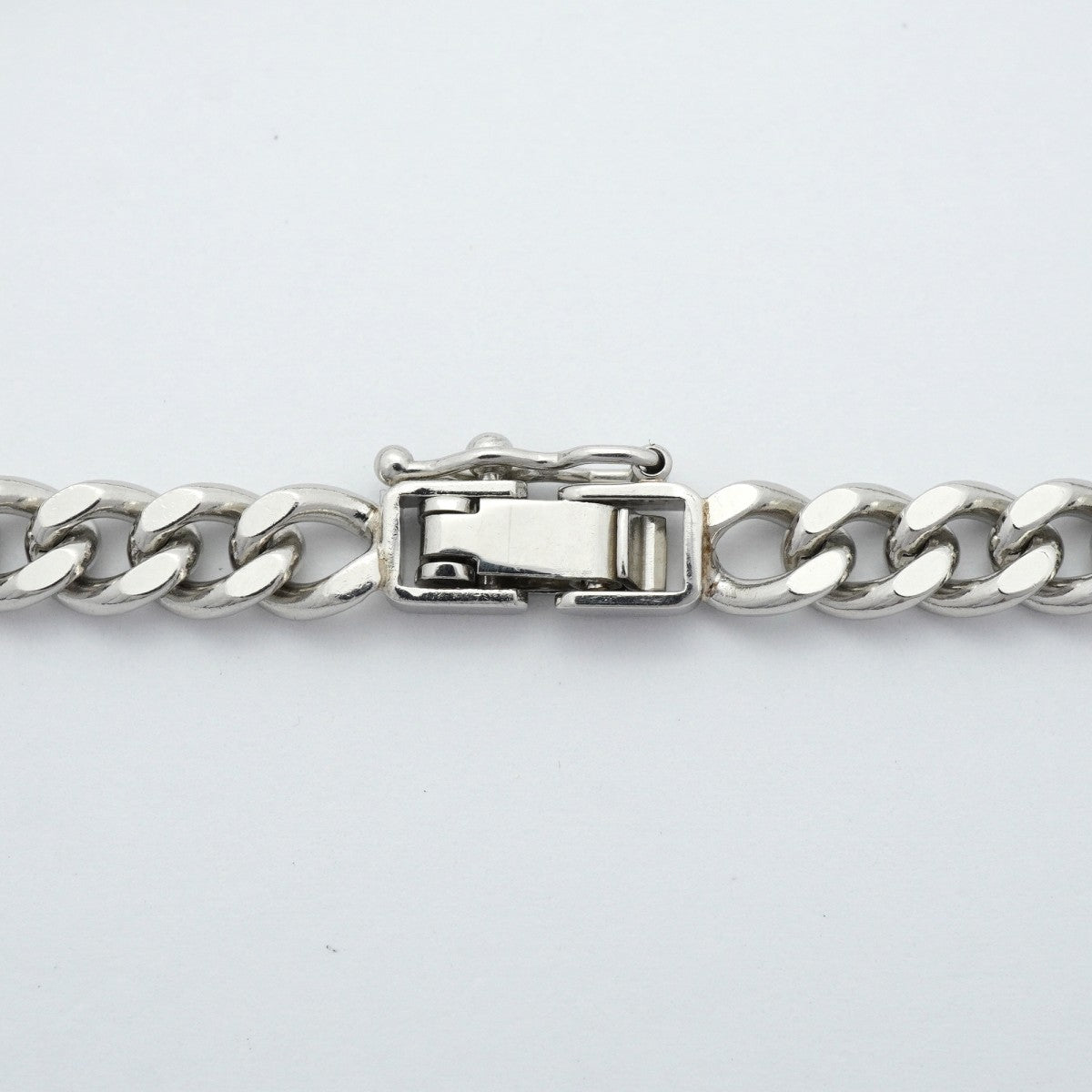 【6khe0064】喜平 ブレスレット Pt850 プラチナ 2面 シングル 18.4cm 20.4g キヘイ【中古】メンズ レディース ユニセックス