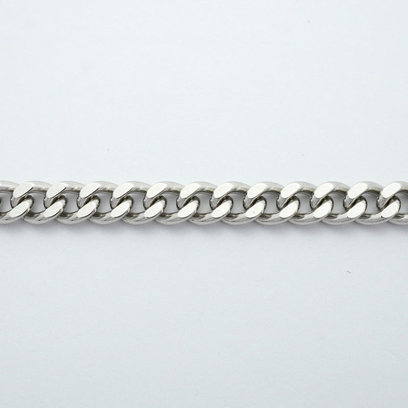 【6khe0064】喜平 ブレスレット Pt850 プラチナ 2面 シングル 18.4cm 20.4g キヘイ【中古】メンズ レディース ユニセックス