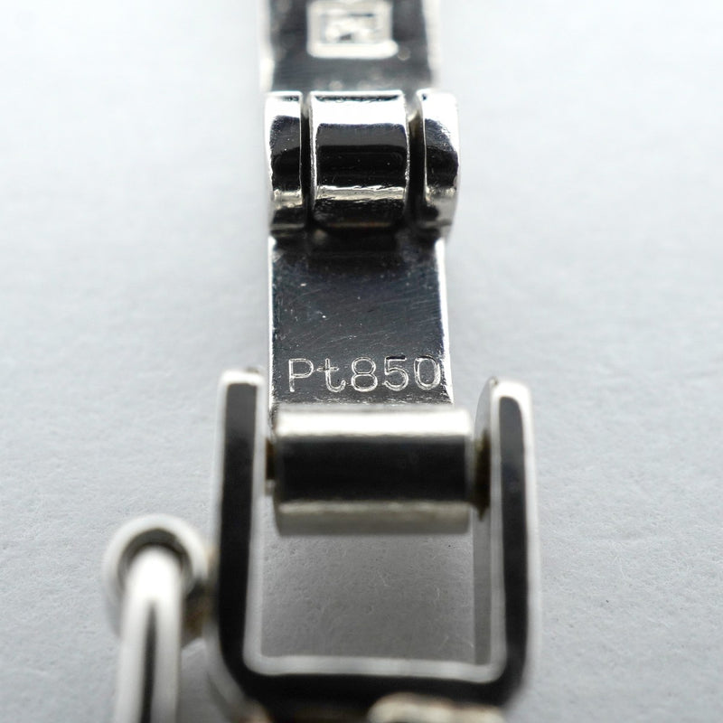 【6khe0064】喜平 ブレスレット Pt850 プラチナ 2面 シングル 18.4cm 20.4g キヘイ【中古】メンズ レディース ユニセックス