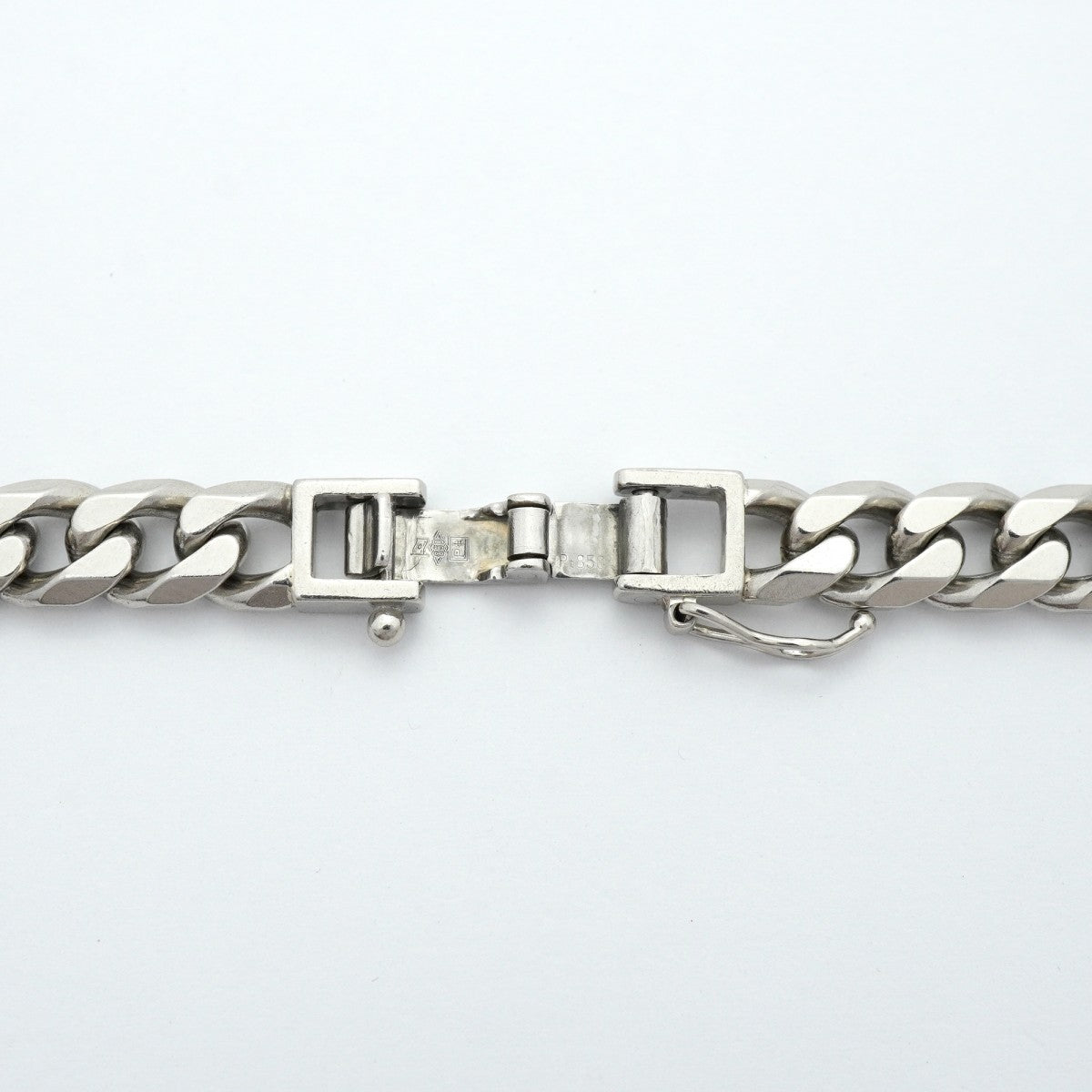 【6khe0065】喜平 ネックレス Pt850 プラチナ 8面 シングル 62.5cm 99.4g キヘイ【中古】メンズ レディース ユニセックス