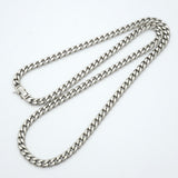 【6khe0065】喜平 ネックレス Pt850 プラチナ 8面 シングル 62.5cm 99.4g キヘイ【中古】メンズ レディース ユニセックス