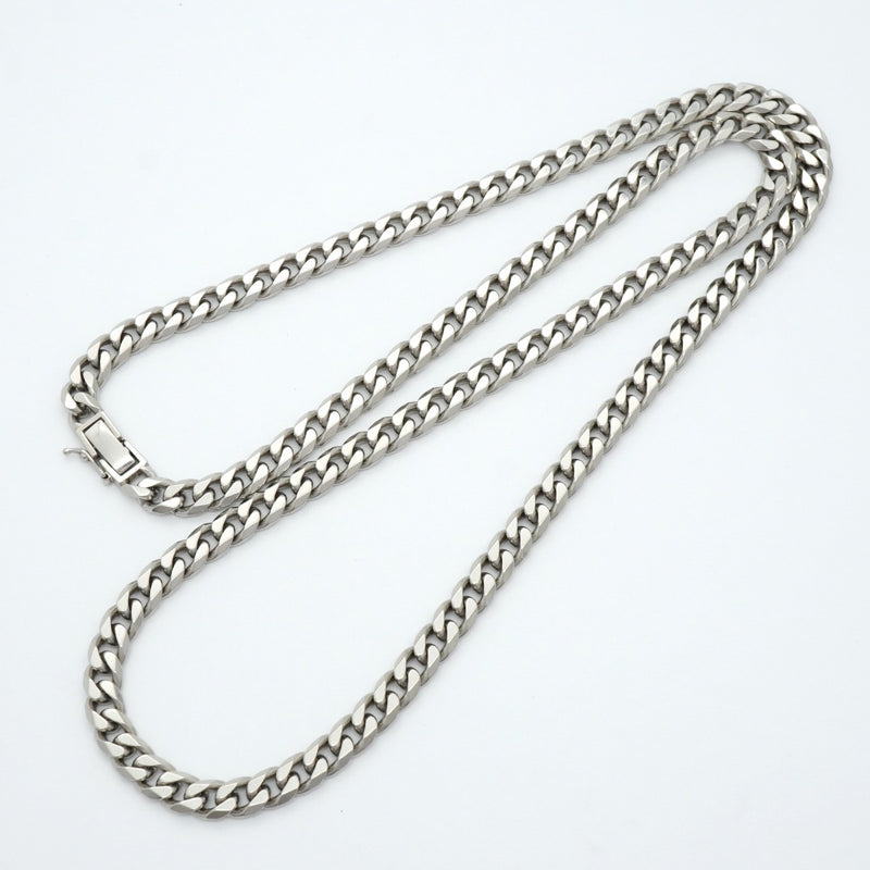 【6khe0065】喜平 ネックレス Pt850 プラチナ 8面 シングル 62.5cm 99.4g キヘイ【中古】メンズ レディース ユニセックス