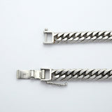 【6khe0067】喜平 ブレスレット Pt850 プラチナ 6面 ダブル 20.3cm 30.2g キヘイ【中古】メンズ レディース ユニセックス