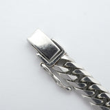 【6khe0067】喜平 ブレスレット Pt850 プラチナ 6面 ダブル 20.3cm 30.2g キヘイ【中古】メンズ レディース ユニセックス