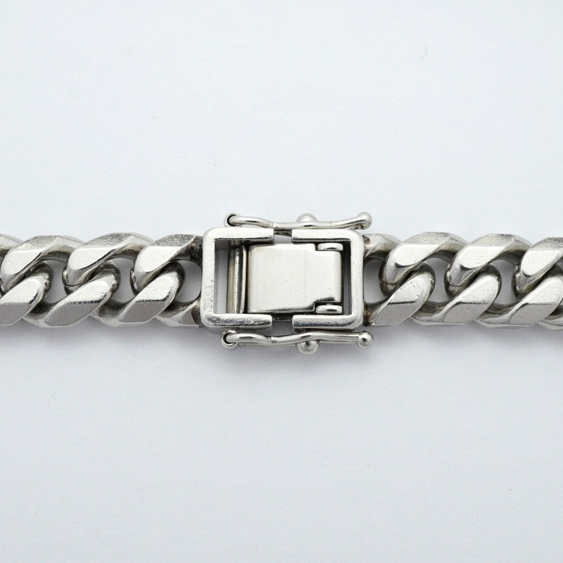 【6khe0068】喜平 ブレスレット Pt850 プラチナ 8面 シングル 20.7cm 50.4g キヘイ【中古】メンズ レディース ユニセックス