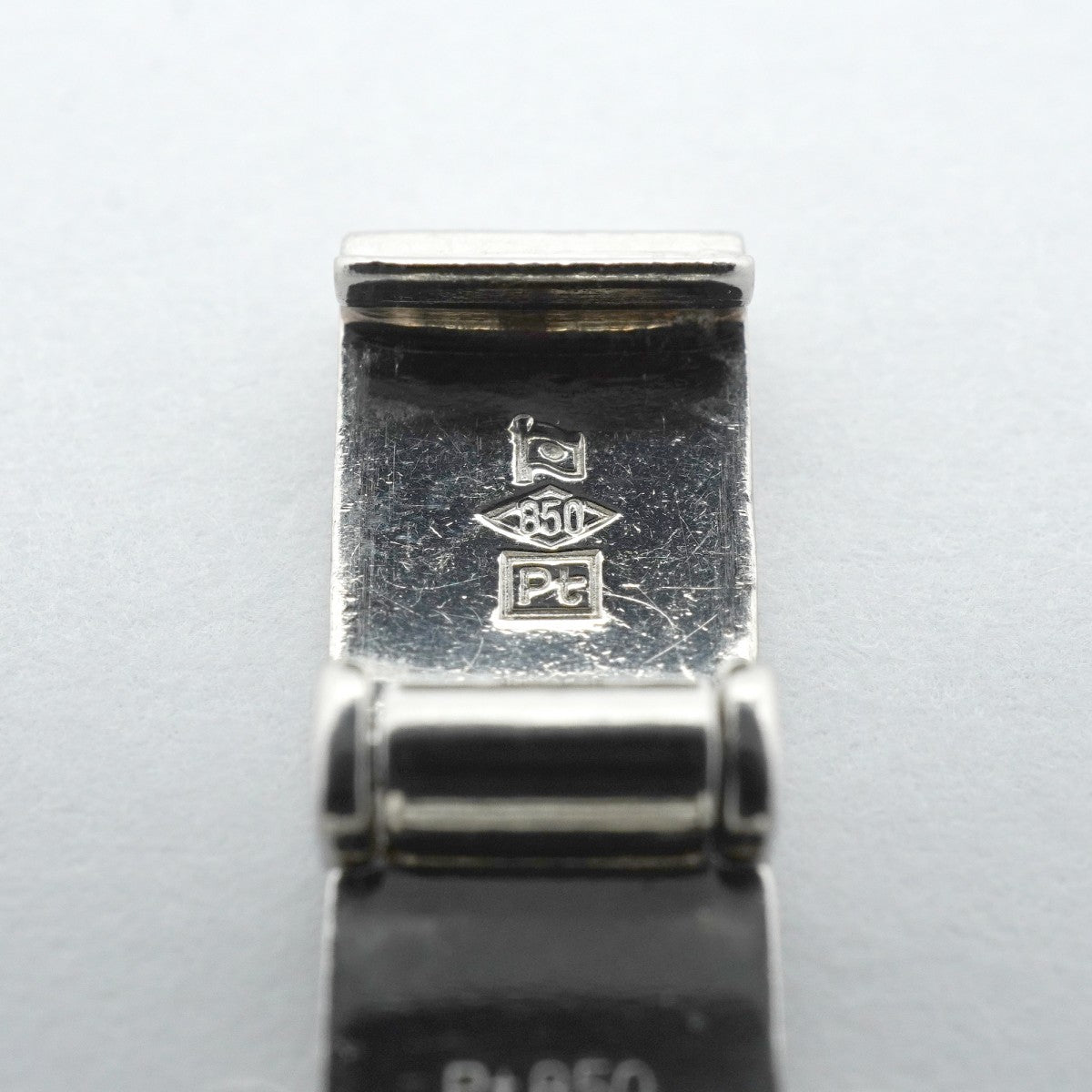 【6khe0068】喜平 ブレスレット Pt850 プラチナ 8面 シングル 20.7cm 50.4g キヘイ【中古】メンズ レディース ユニセックス