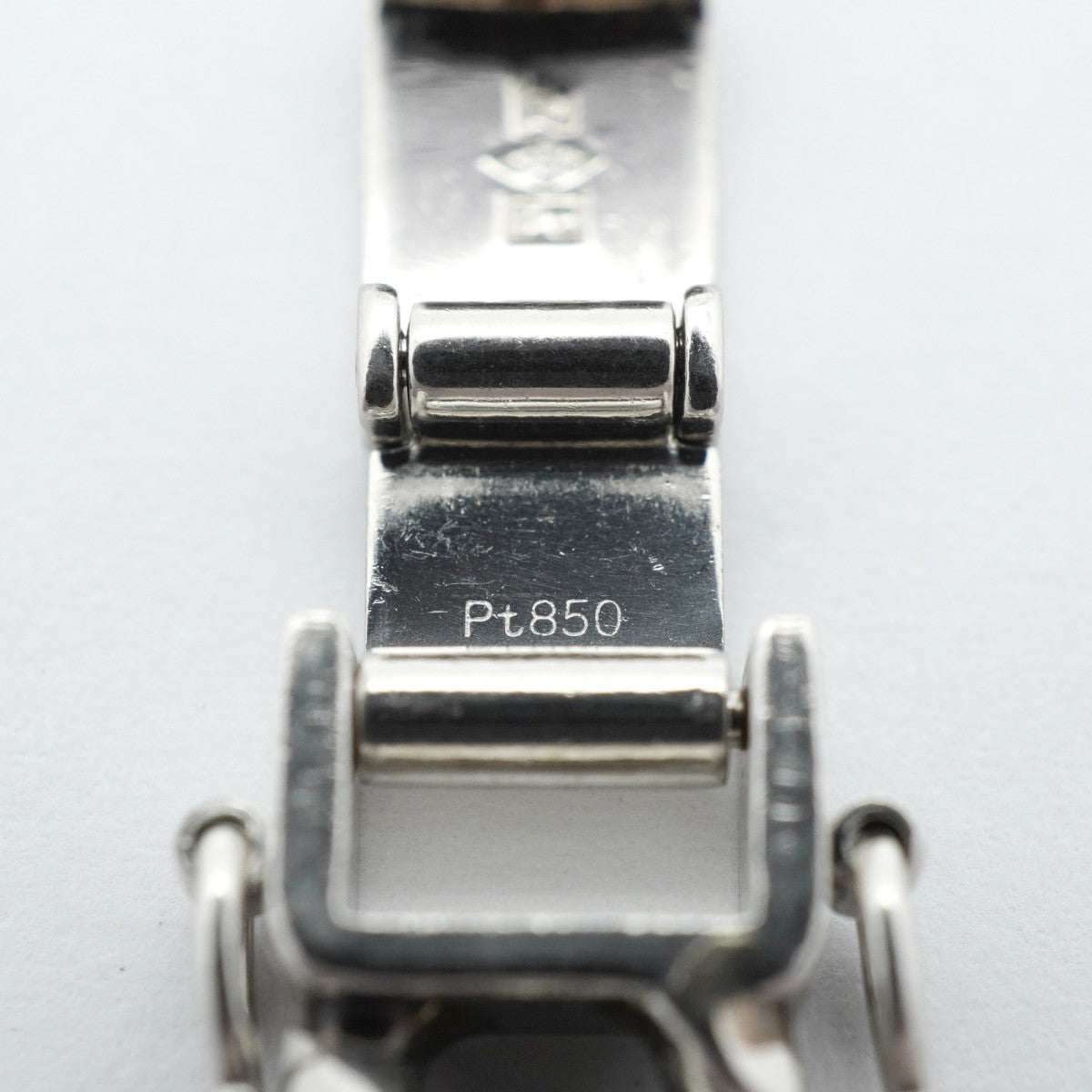 【6khe0068】喜平 ブレスレット Pt850 プラチナ 8面 シングル 20.7cm 50.4g キヘイ【中古】メンズ レディース ユニセックス