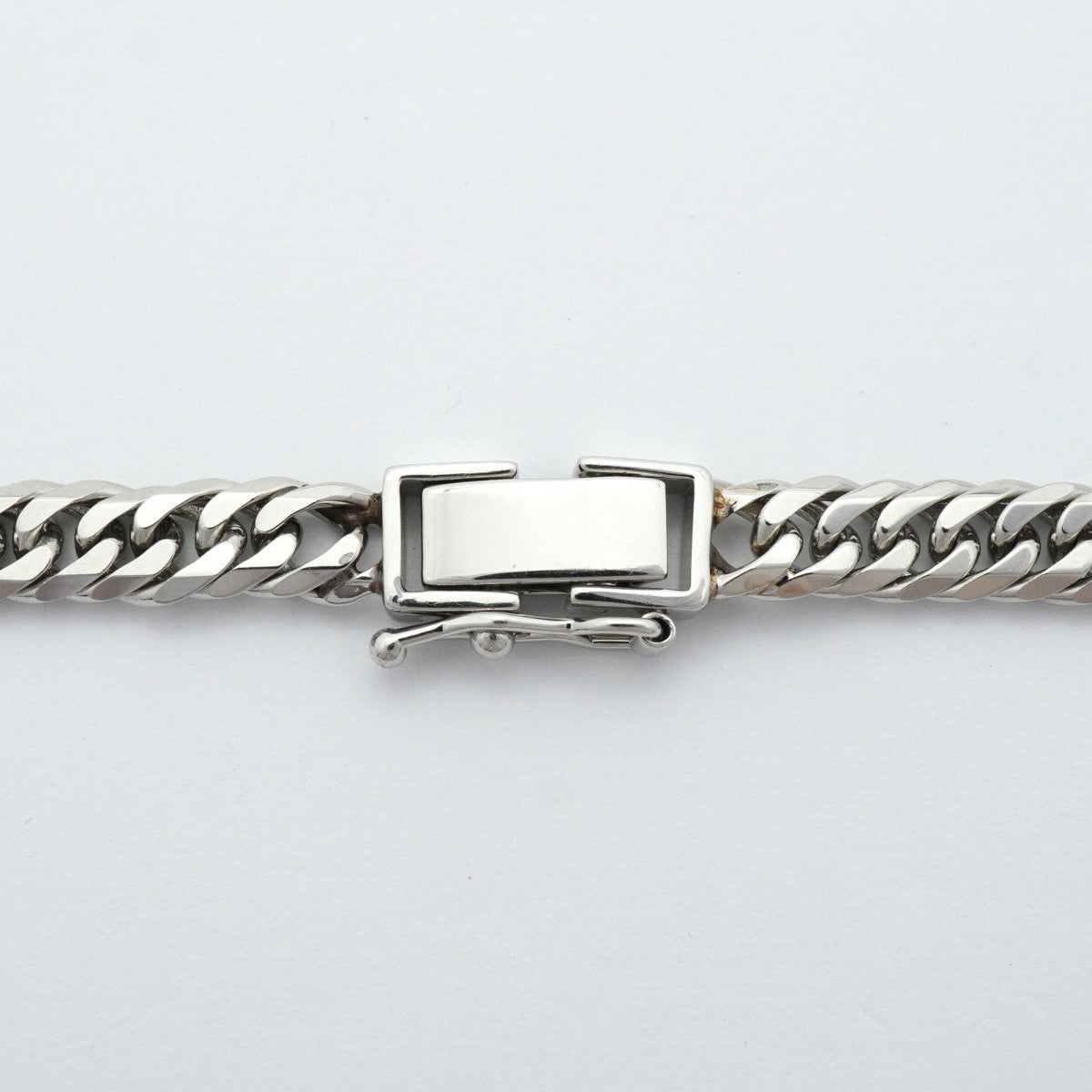 【6khe0070】喜平 ネックレス Pt850 プラチナ 6面 ダブル 44cm 36.3g キヘイ【中古】メンズ レディース ユニセックス