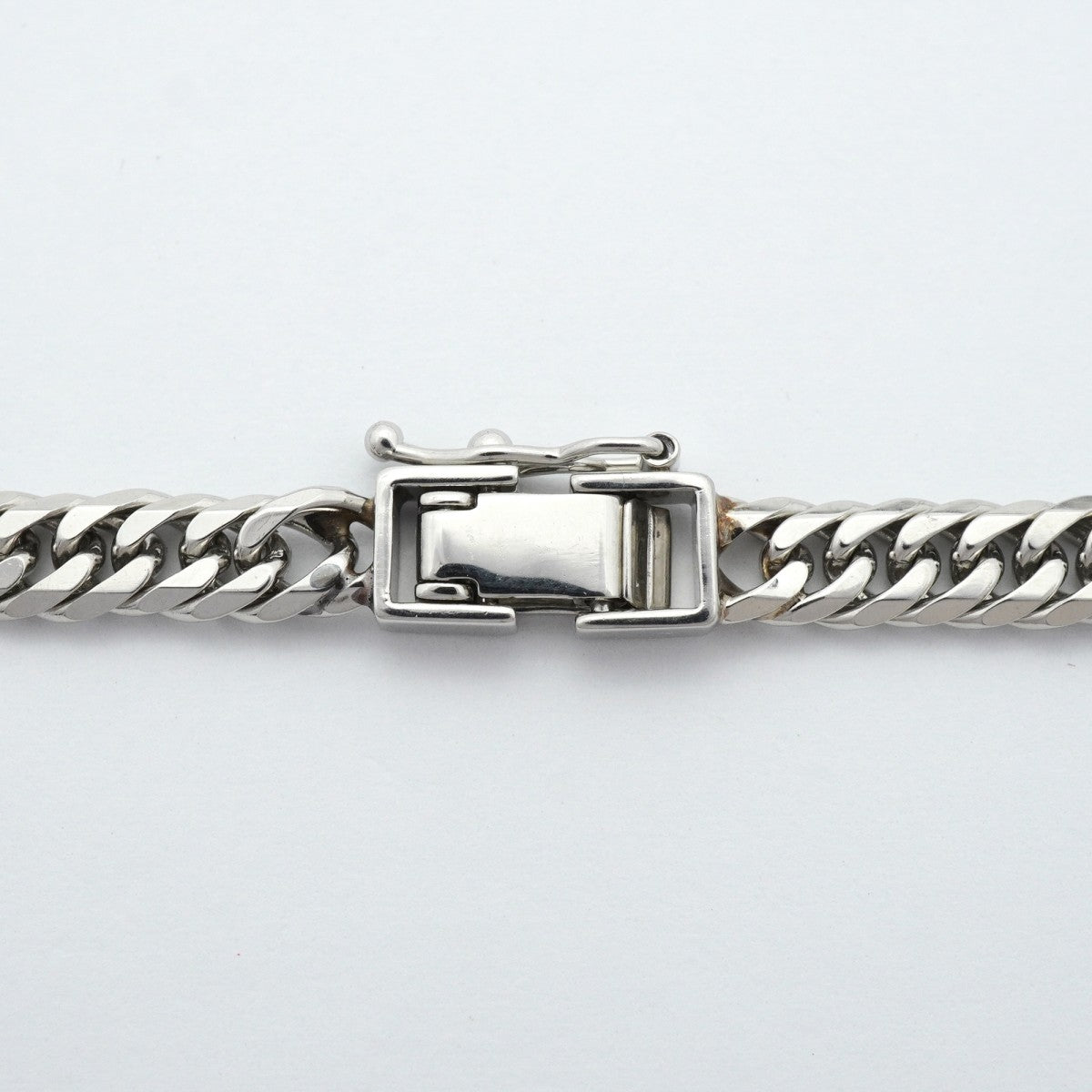 【6khe0070】喜平 ネックレス Pt850 プラチナ 6面 ダブル 44cm 36.3g キヘイ【中古】メンズ レディース ユニセックス