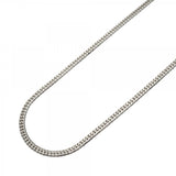 【6khe0072】喜平 ネックレス Pt850 プラチナ 6面 ダブル 50.5cm 20.3g キヘイ【中古】メンズ レディース ユニセックス