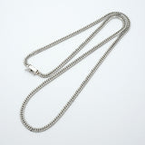 【6khe0072】喜平 ネックレス Pt850 プラチナ 6面 ダブル 50.5cm 20.3g キヘイ【中古】メンズ レディース ユニセックス