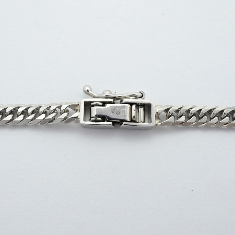 【6khe0072】喜平 ネックレス Pt850 プラチナ 6面 ダブル 50.5cm 20.3g キヘイ【中古】メンズ レディース ユニセックス