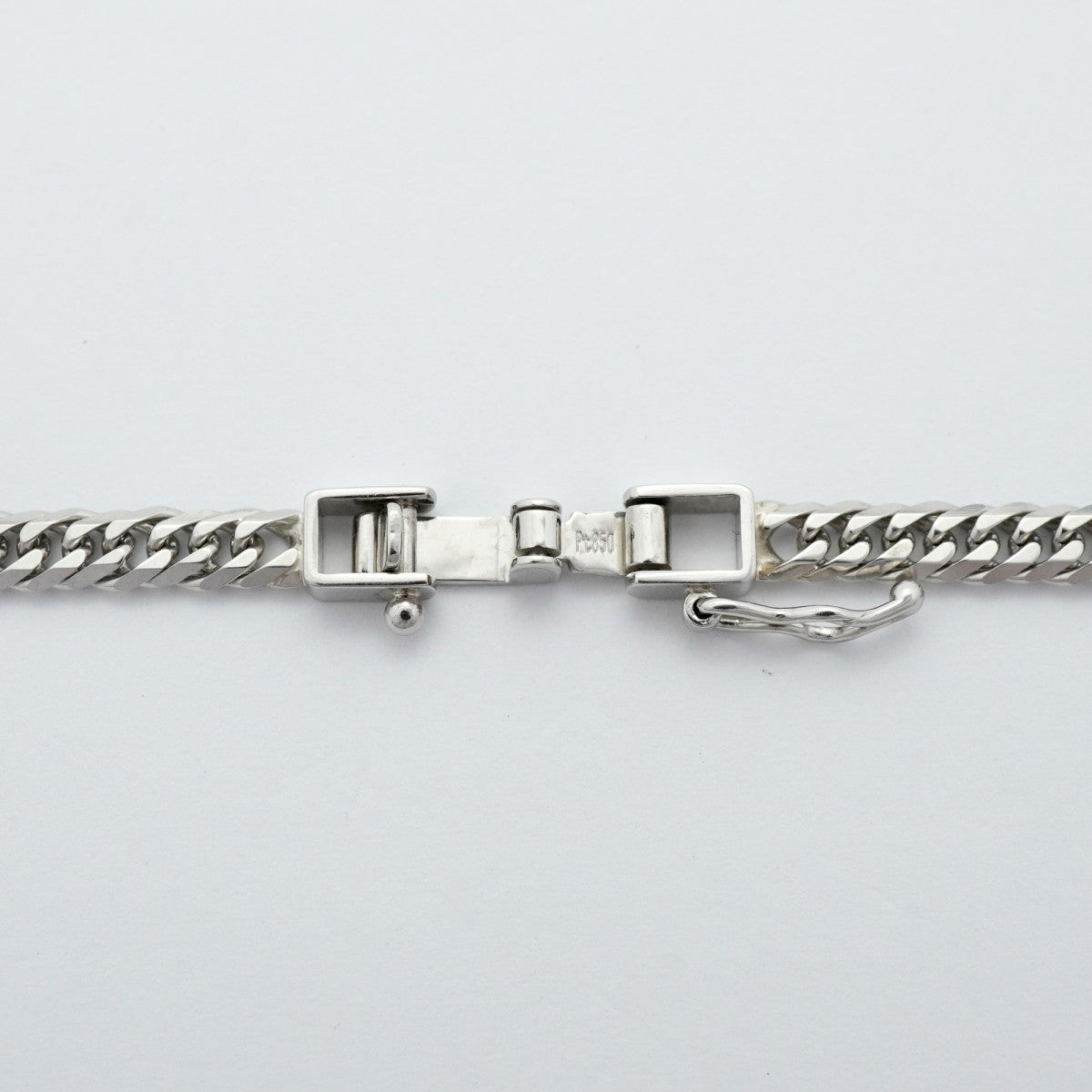 【6khe0072】喜平 ネックレス Pt850 プラチナ 6面 ダブル 50.5cm 20.3g キヘイ【中古】メンズ レディース ユニセックス