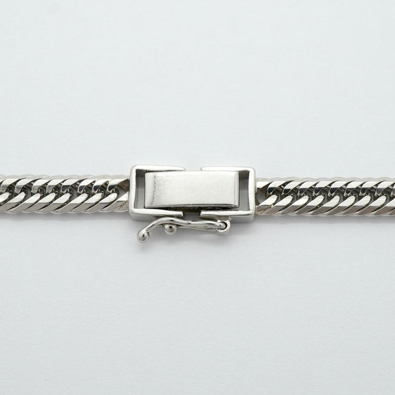 【6khf0001】喜平 ネックレス Pt850 プラチナ トリプル 12面 40.6cm 24.6g キヘイ【中古】メンズ レディース ユニセックス