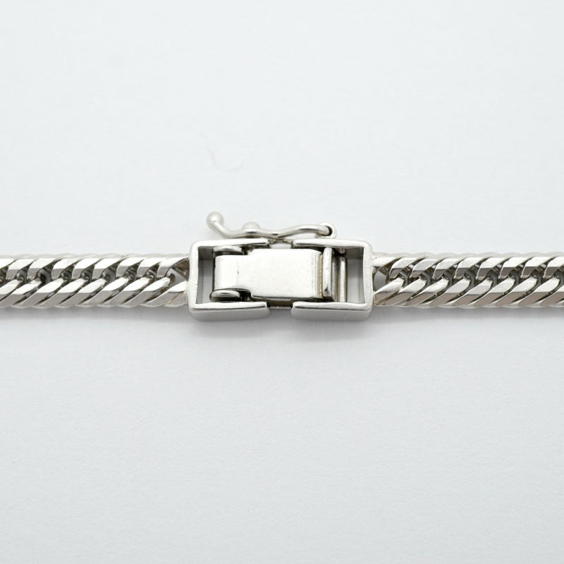 【6khf0001】喜平 ネックレス Pt850 プラチナ トリプル 12面 40.6cm 24.6g キヘイ【中古】メンズ レディース ユニセックス